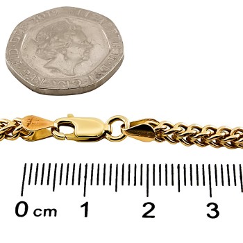 9ct gold 9.9g 23 inch box Chain